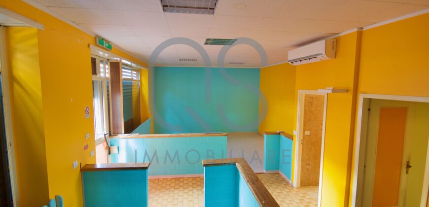 LOCALE COMMERCIALE E AMPIO MAGAZZINO IN VENDITA