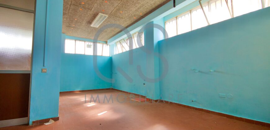 LOCALE COMMERCIALE E AMPIO MAGAZZINO IN VENDITA